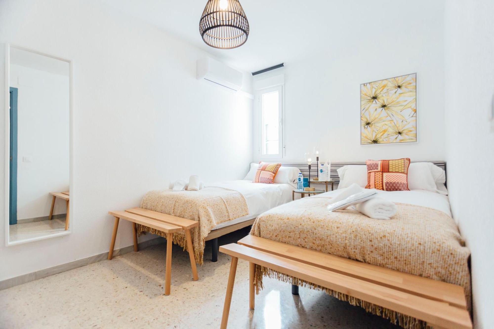 Ferienwohnung Stunning And Colorful- 4Bd 2Bth- Santa Cruz Sevilla Exterior foto